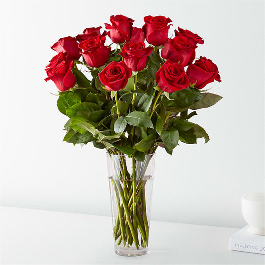 Long Stem Red Rose Bouquet – Windsor Florist Inc., The, New York NY