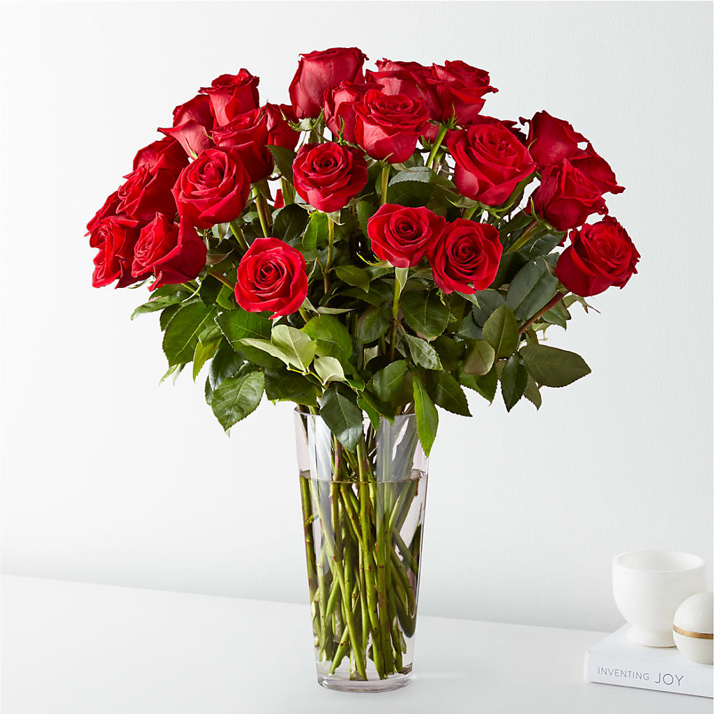 Long Stem Red Rose Bouquet – Windsor Florist Inc., The, New York NY