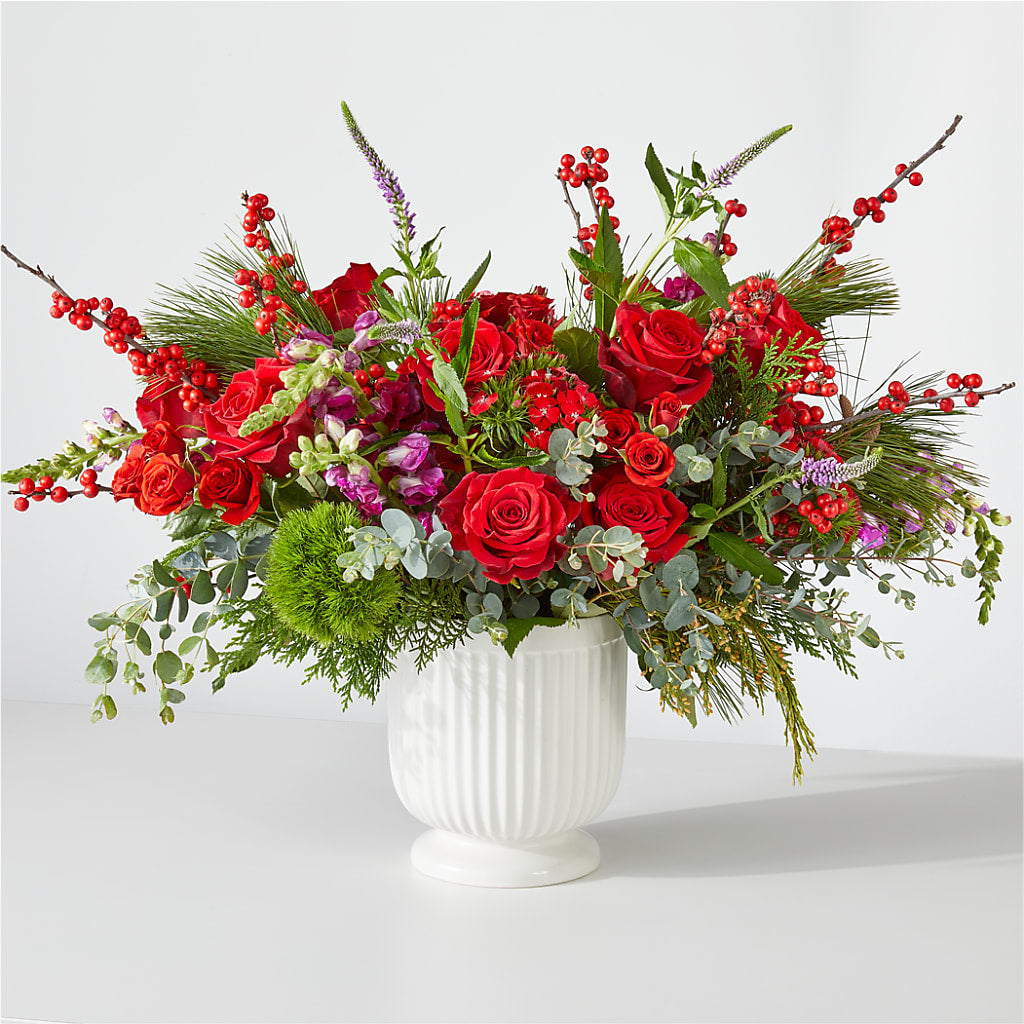 Big Red Bow Bouquet – Windsor Florist Inc., The, New York NY