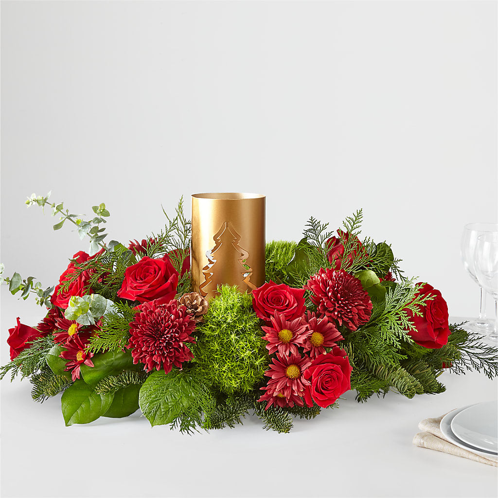 Toast the Season Centerpiece – Windsor Florist Inc., The, New York NY