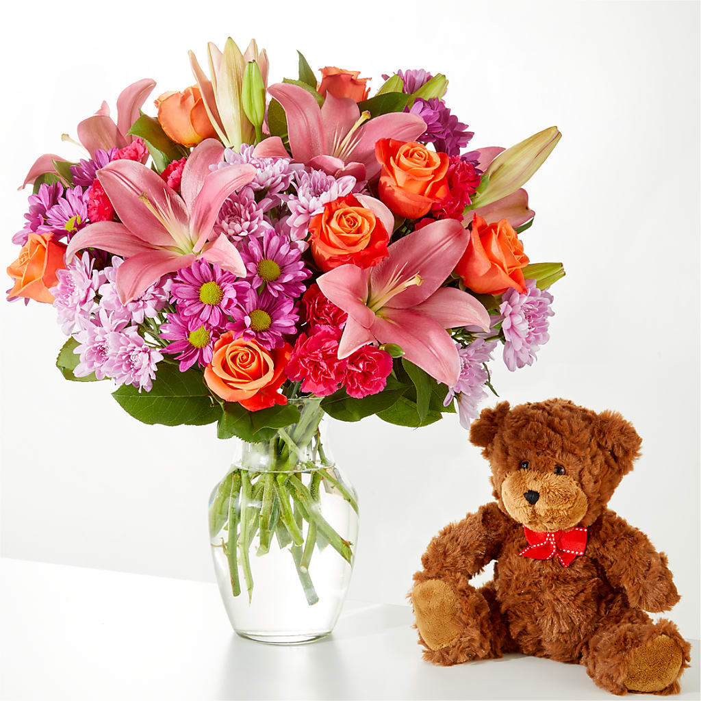 One and Only Bouquet and Bear Bundle – Windsor Florist Inc., The, New York NY