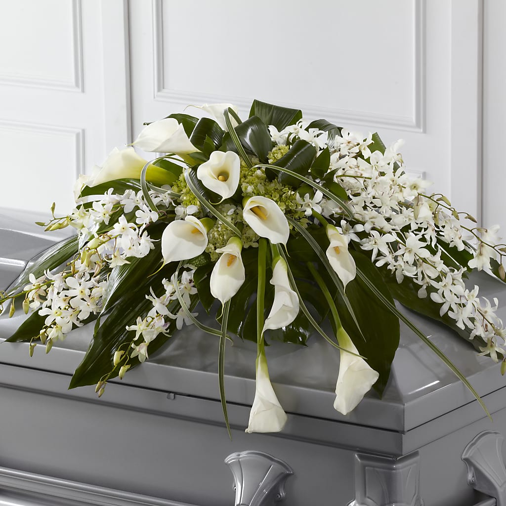 Angel Wings Casket Spray – Windsor Florist Inc., The, New York NY