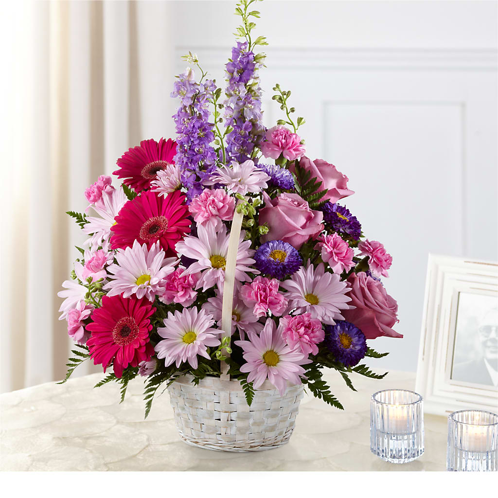 Pastel Peace Basket – Windsor Florist Inc., The, New York NY