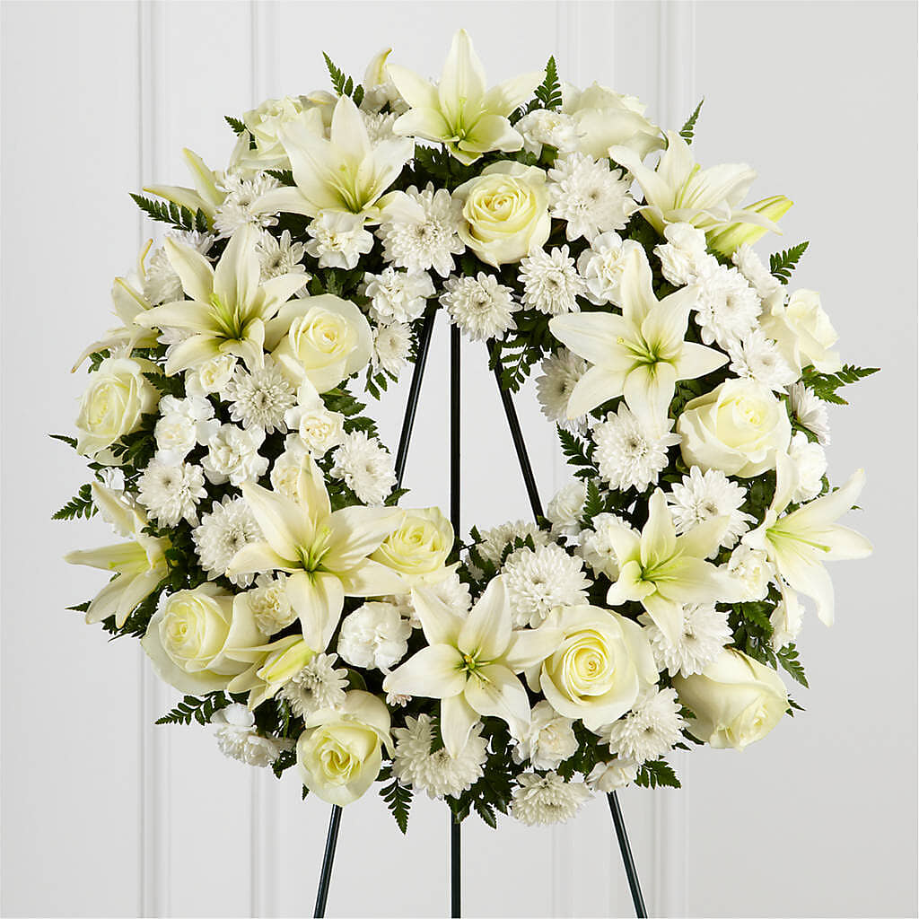 Treasured Tribute Wreath – Windsor Florist Inc., The, New York NY