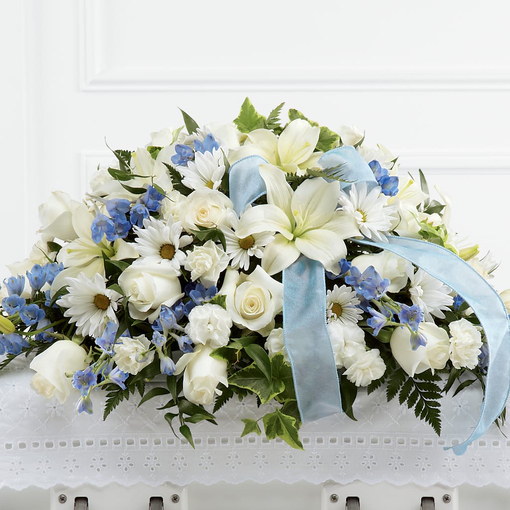 Tender Treasure Casket Spray – Windsor Florist Inc., The, New York NY