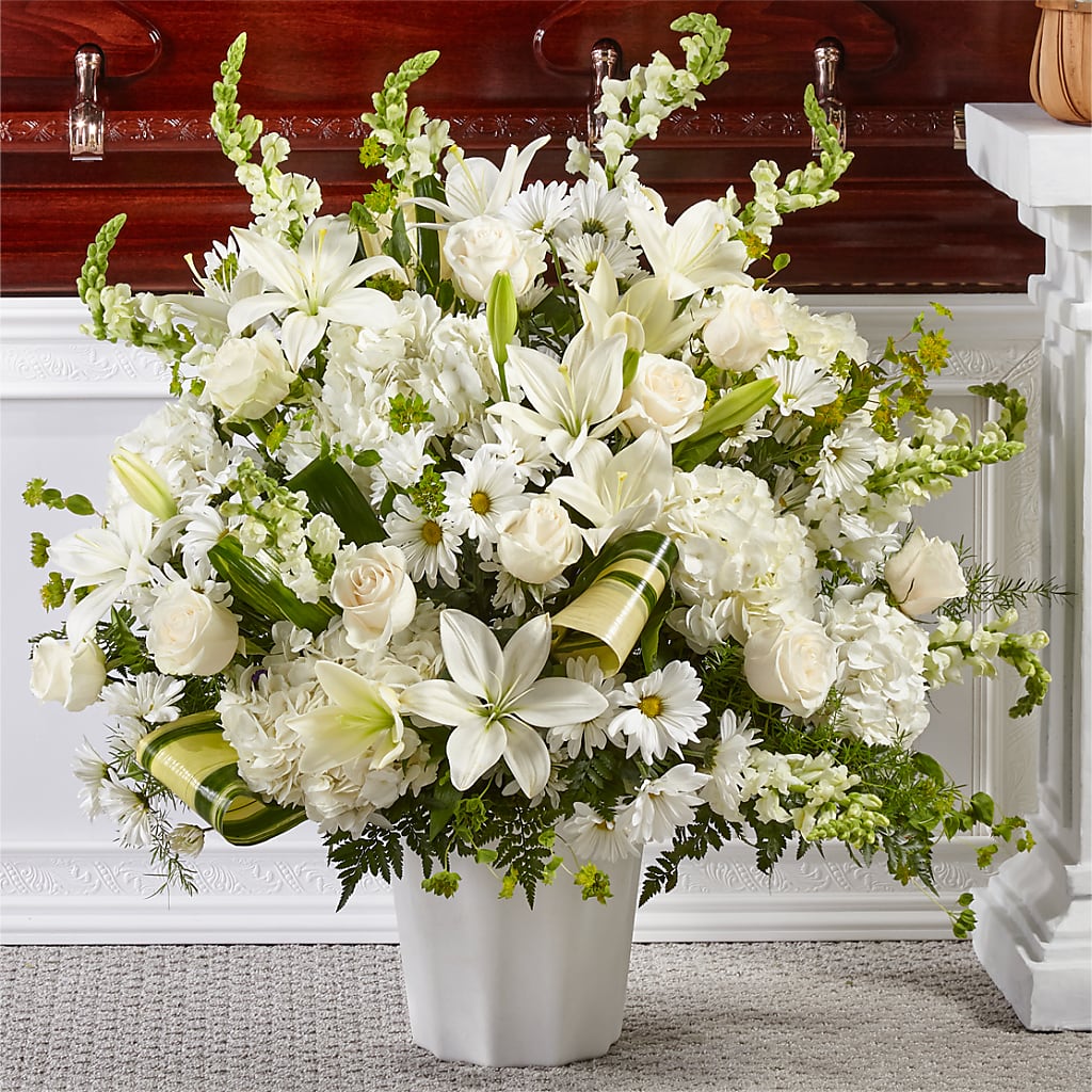 Thoughts of Tranquility Floor Basket – Windsor Florist Inc., The, New York NY