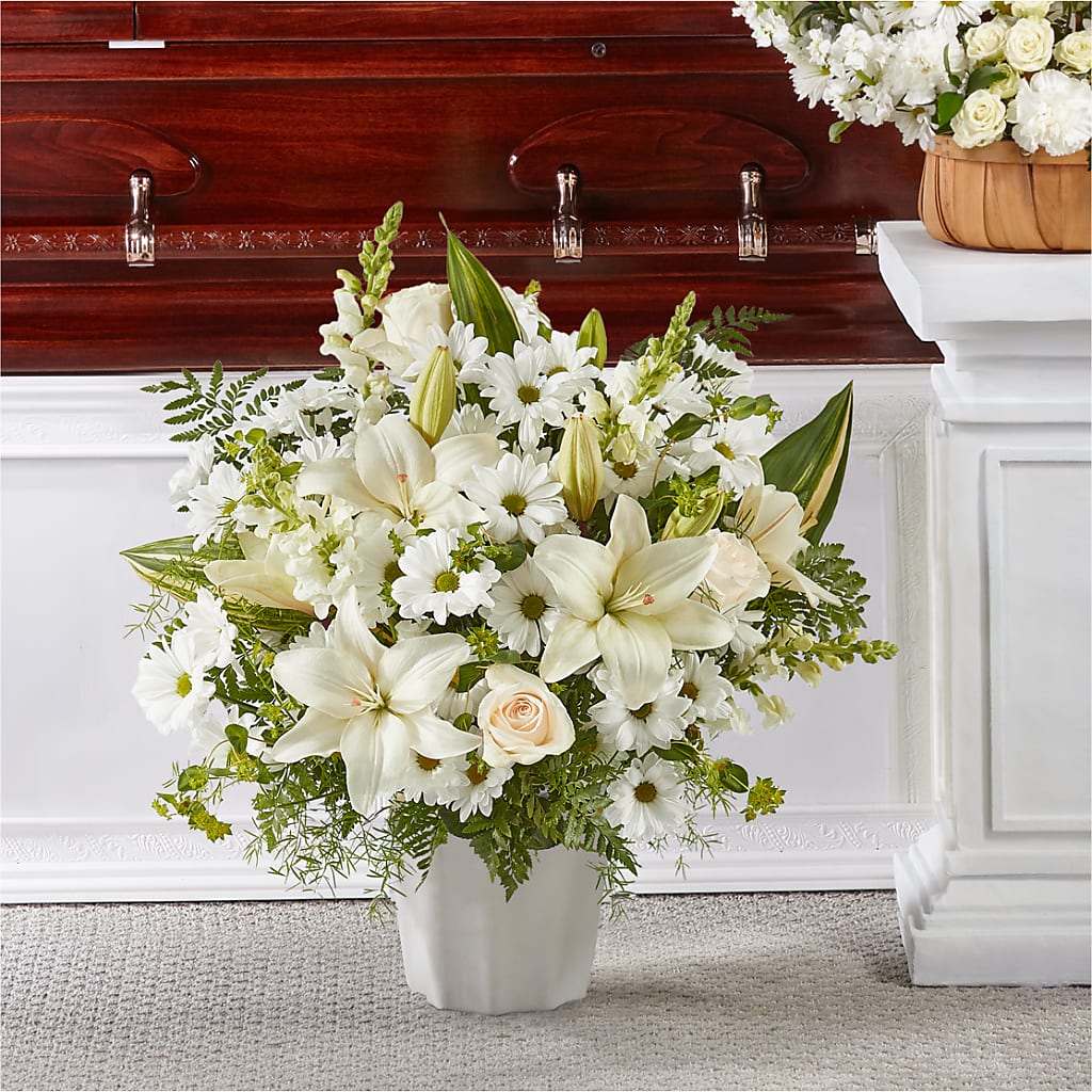 Thoughts of Tranquility Floor Basket – Windsor Florist Inc., The, New York NY