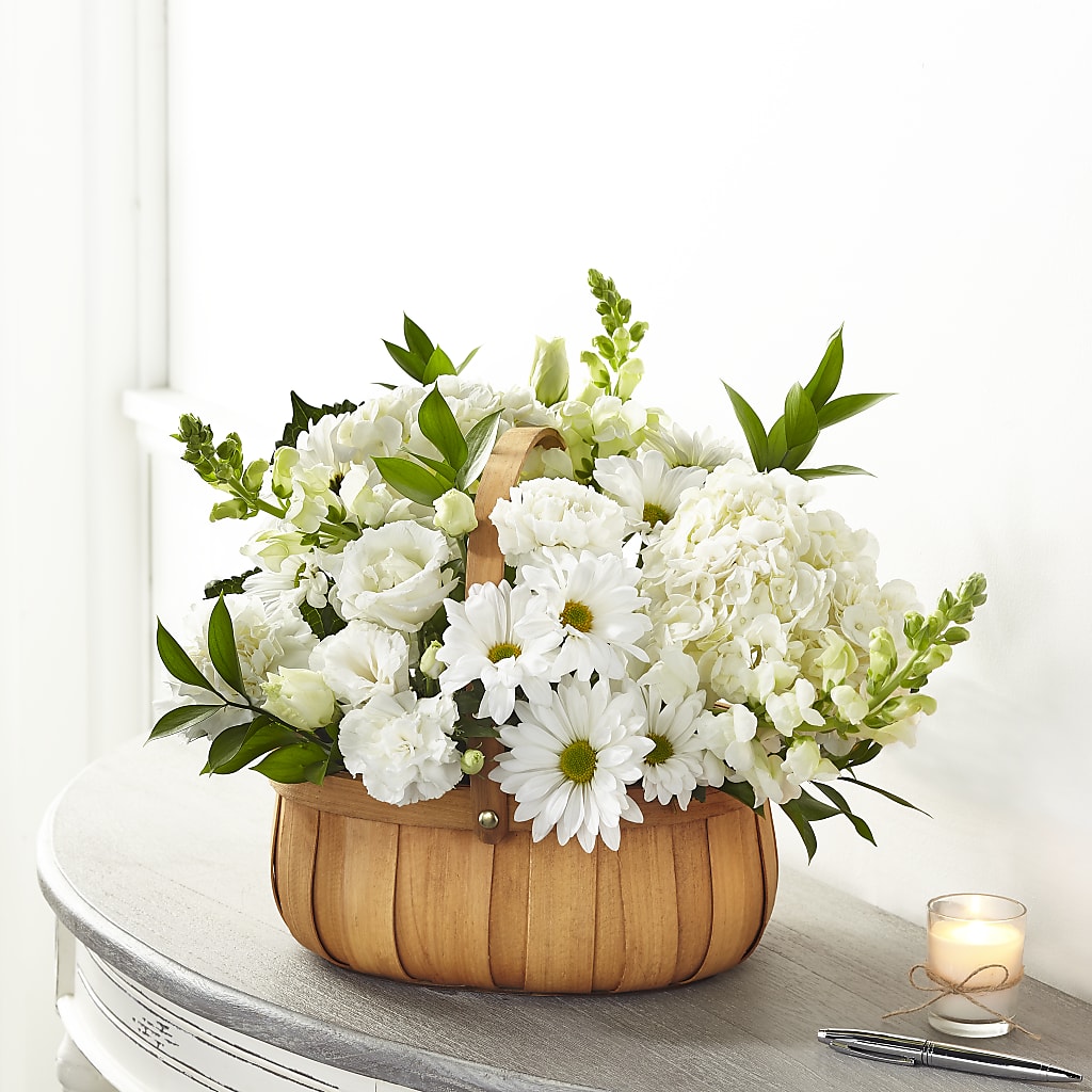 Pure Ivory Basket – Windsor Florist Inc., The, New York NY