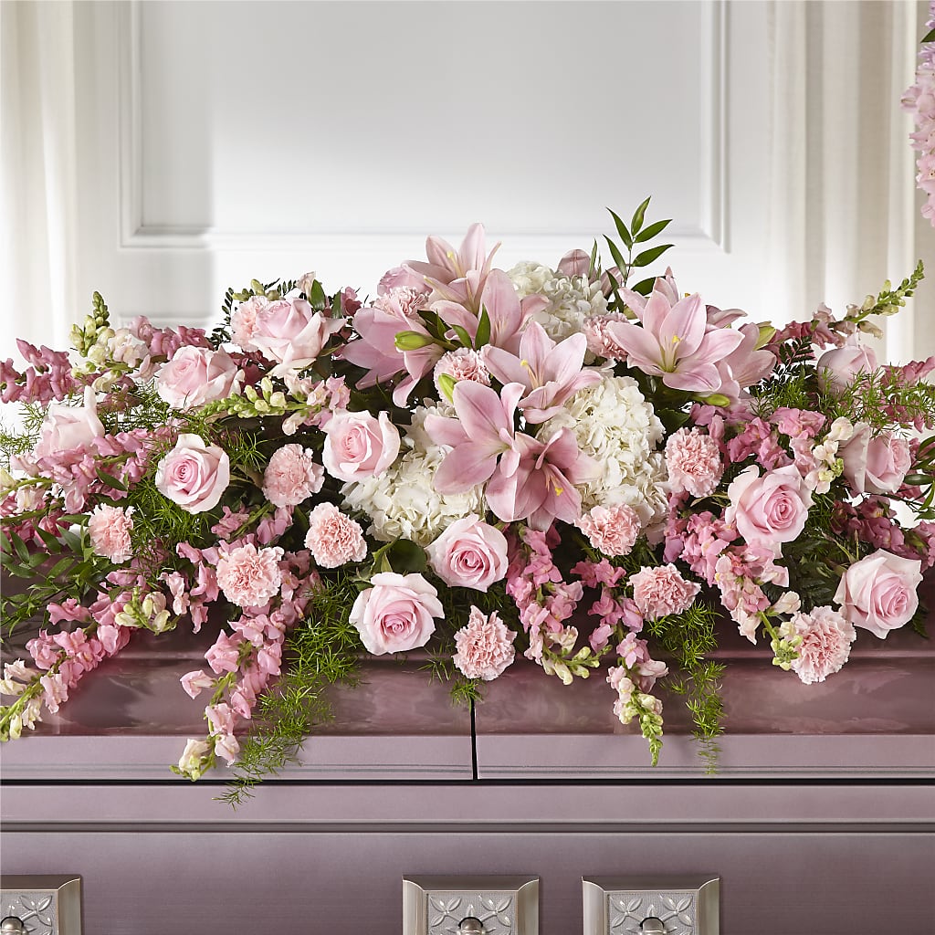 Life & Remembrance Casket Spray – Windsor Florist Inc., The, New York NY