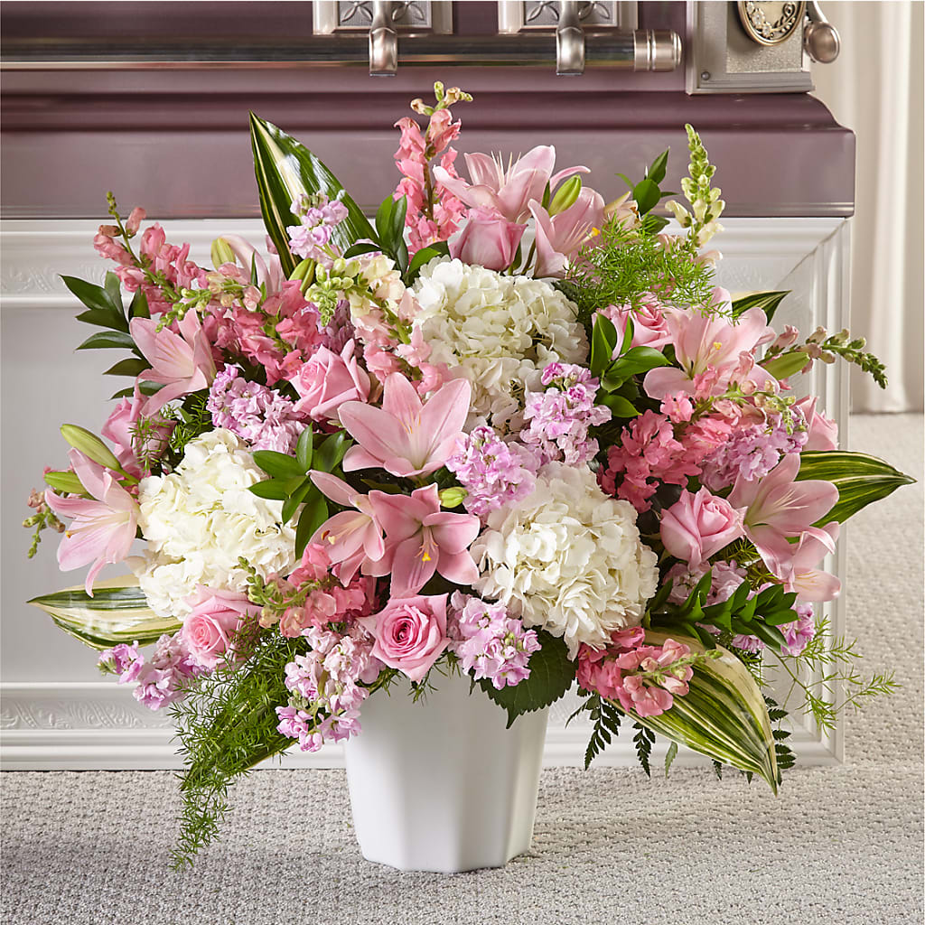 Simply Serene Floor Basket – Windsor Florist Inc., The, New York NY