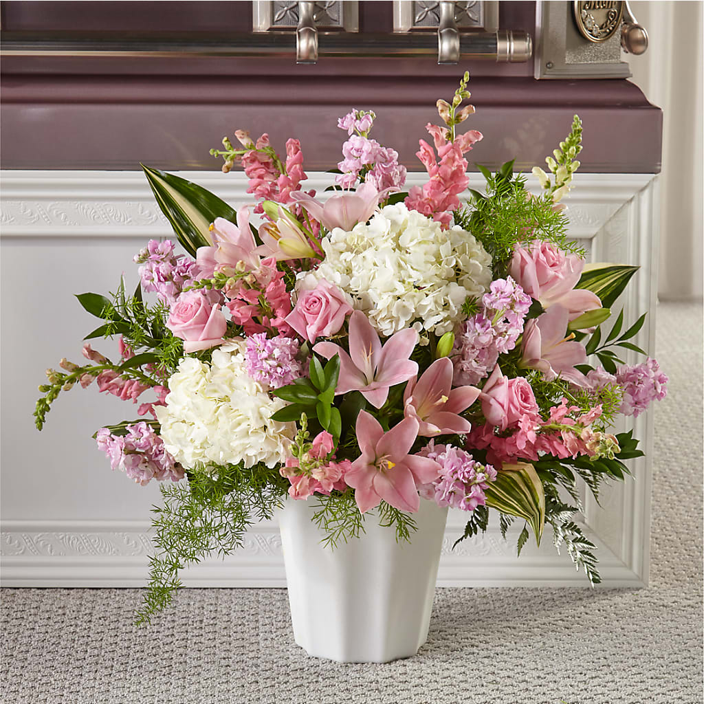 Simply Serene Floor Basket – Windsor Florist Inc., The, New York NY