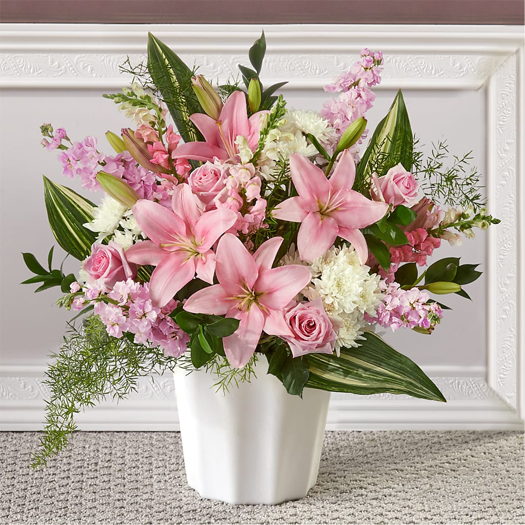 Simply Serene Floor Basket – Windsor Florist Inc., The, New York NY