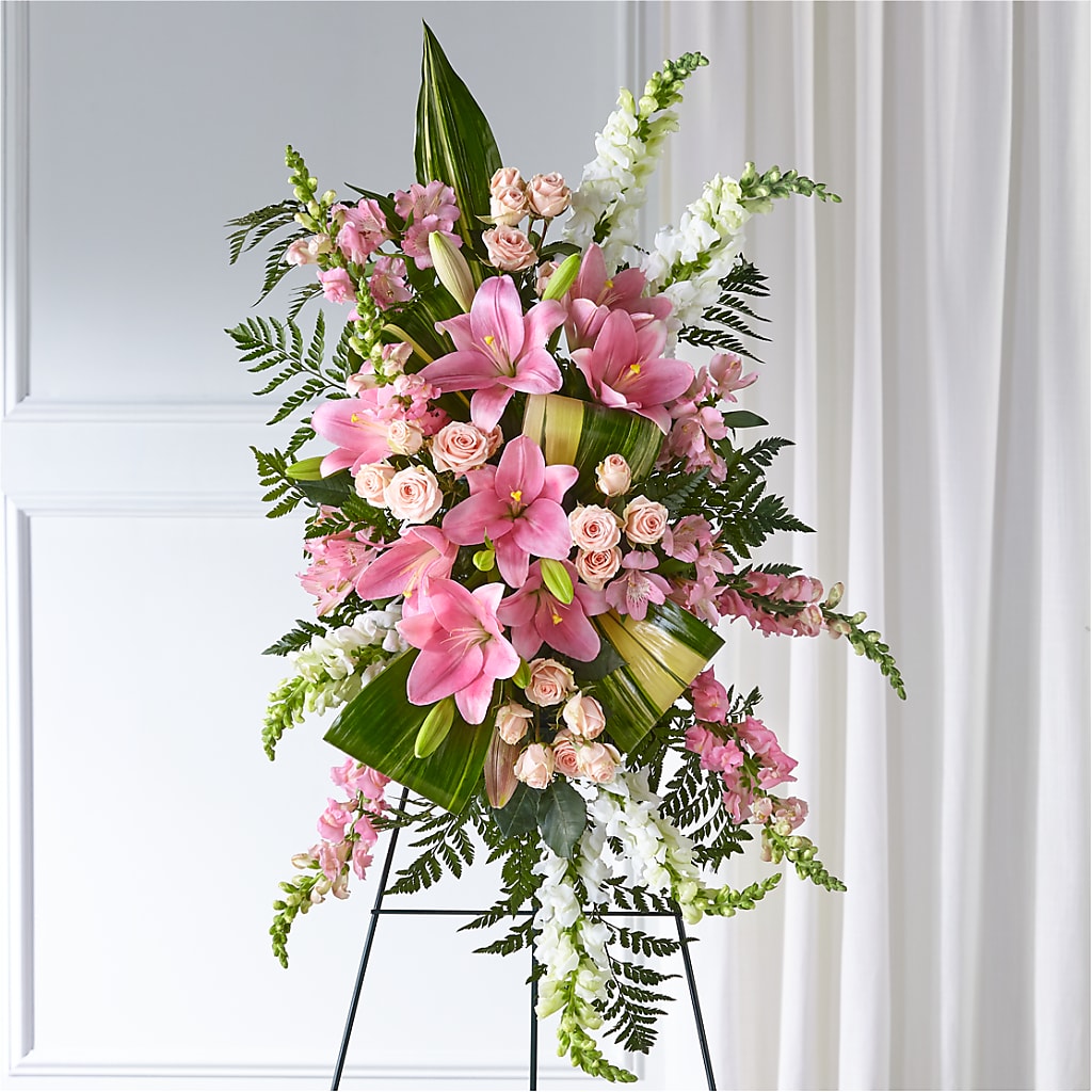 Elegant Embrace Standing Spray – Windsor Florist Inc., The, New York NY