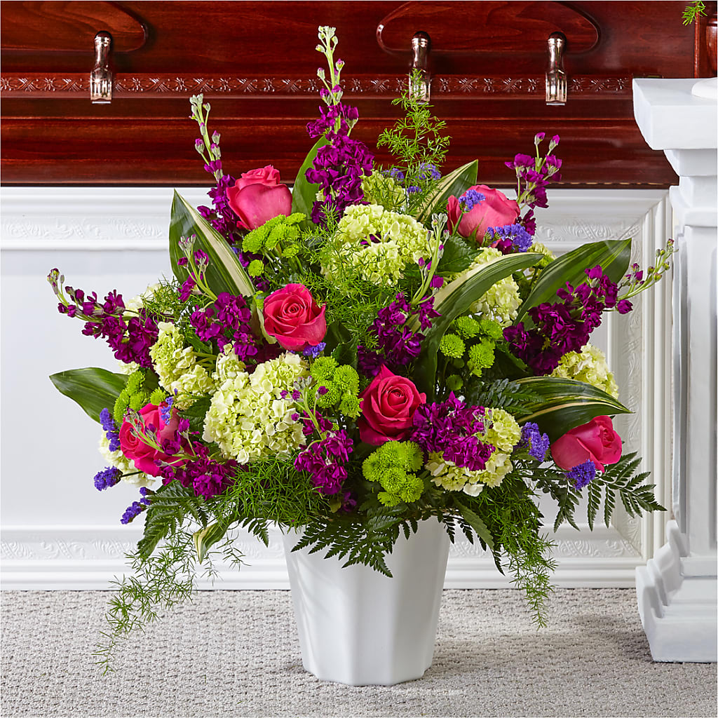 Beautiful Horizons Floor Basket – Windsor Florist Inc., The, New York NY