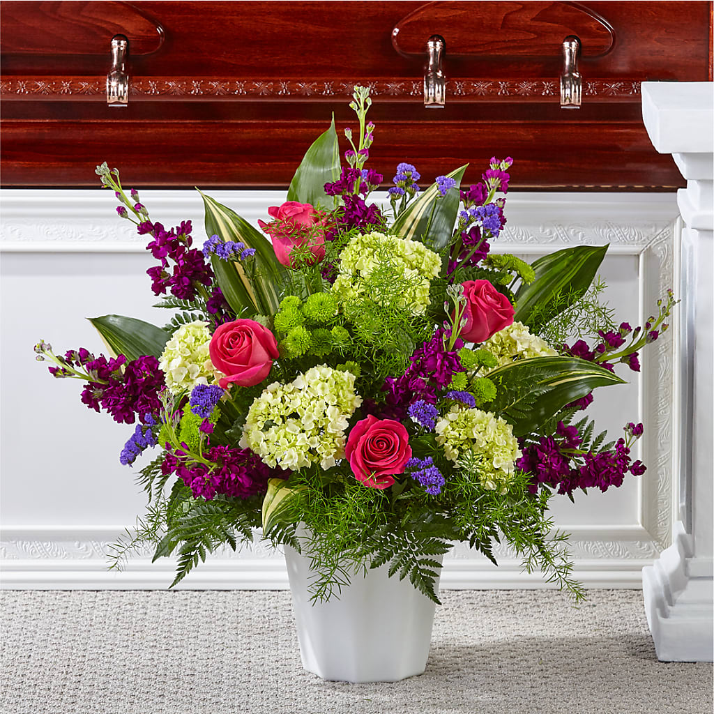 Beautiful Horizons Floor Basket – Windsor Florist Inc., The, New York NY