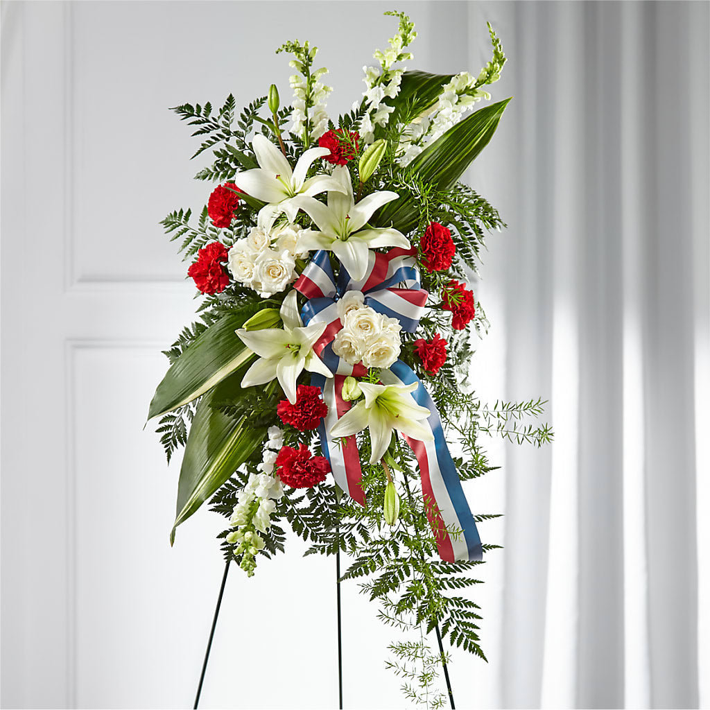 Stars of Life Standing Spray – Windsor Florist Inc., The, New York NY