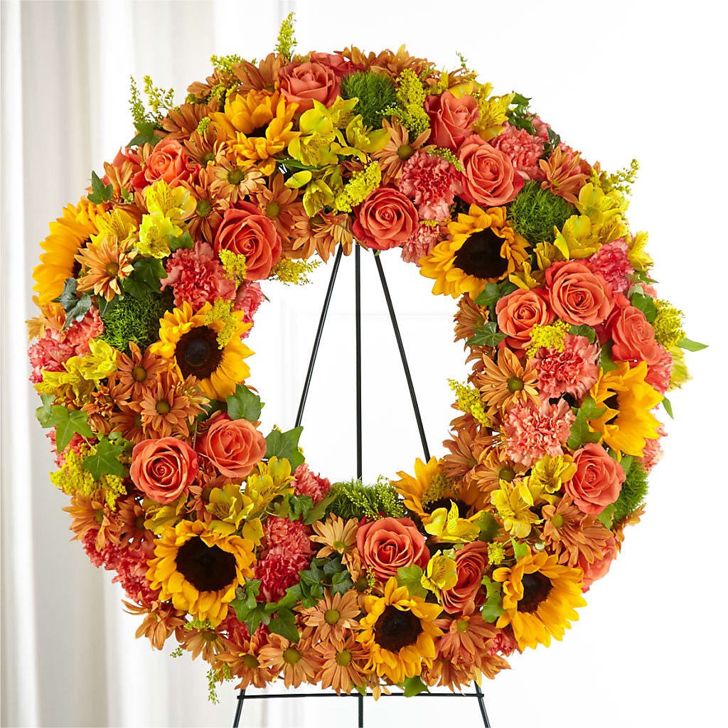 Autumnal Memories Wreath (Standard) – Windsor Florist Inc., The, New York NY