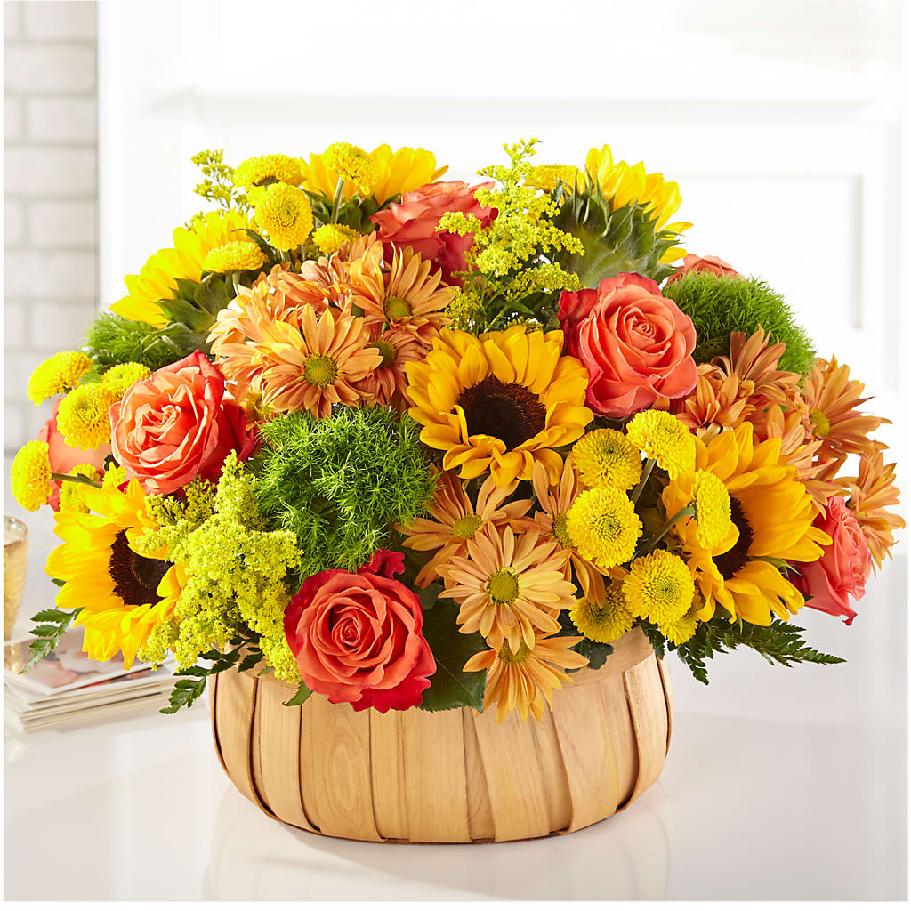 Harvest Sunflower Basket – Windsor Florist Inc., The, New York NY