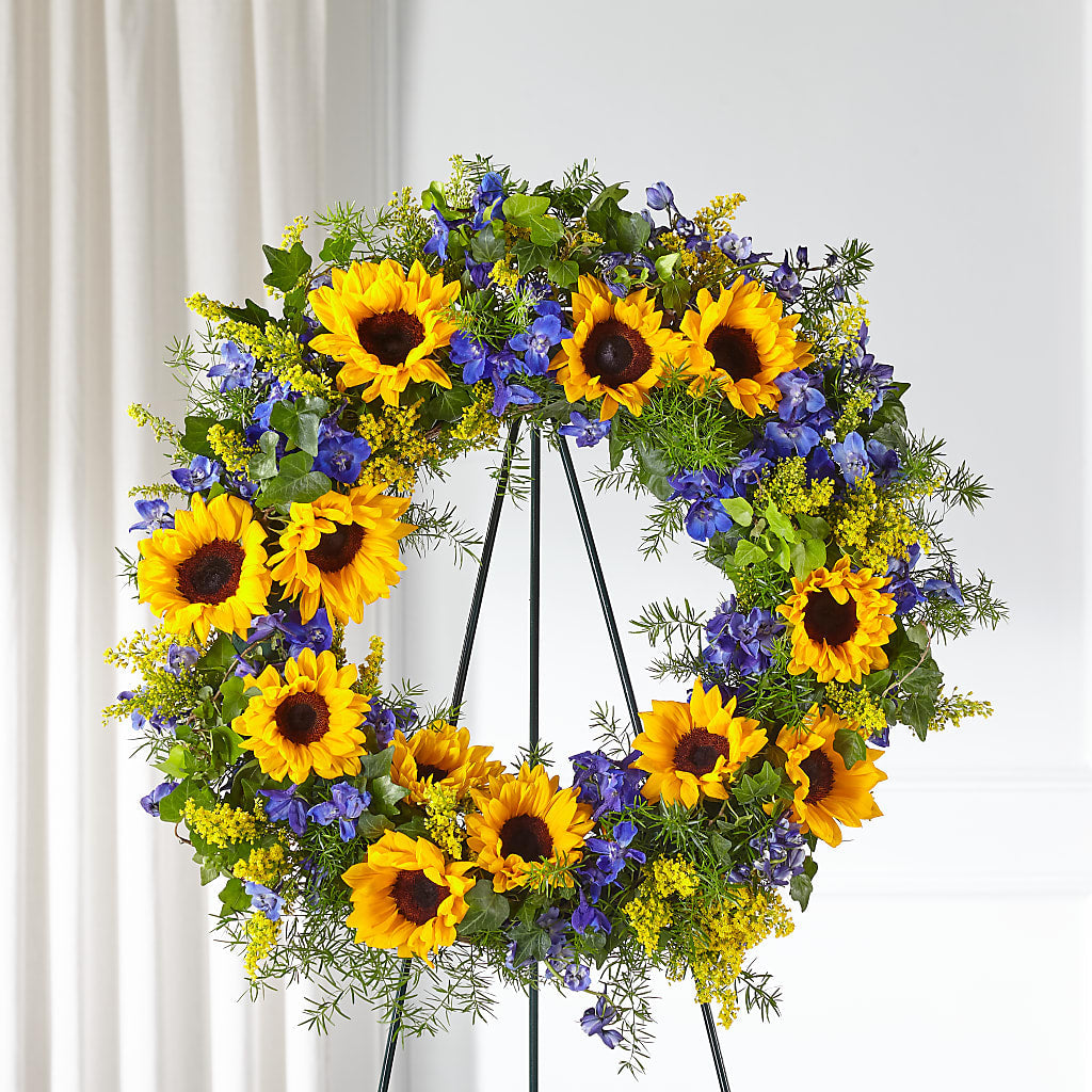 Bright Rays Wreath – Windsor Florist Inc., The, New York NY