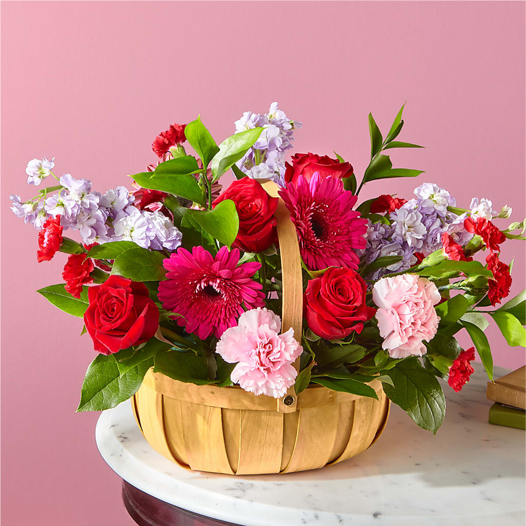Pink Picnic Basket – Windsor Florist Inc., The, New York NY