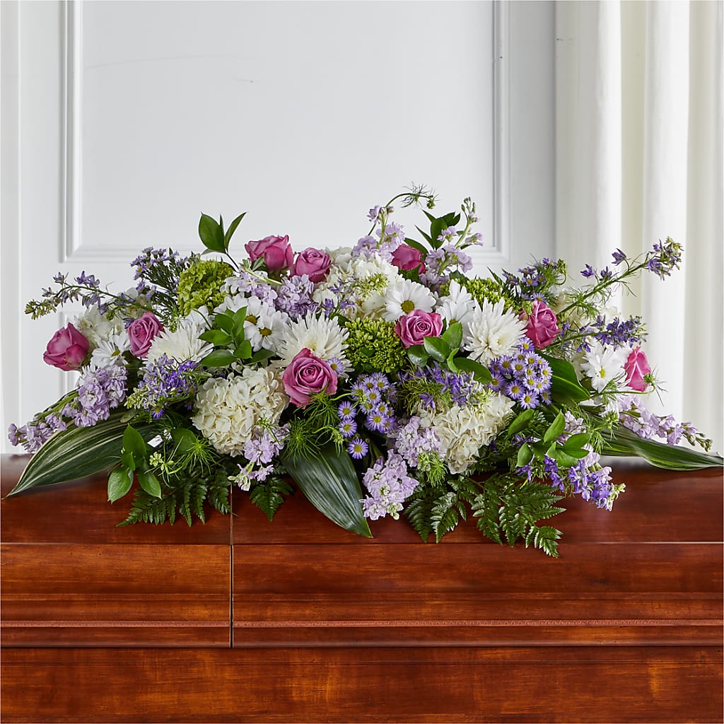 Meadows of Serenity Casket Spray – Windsor Florist Inc., The, New York NY