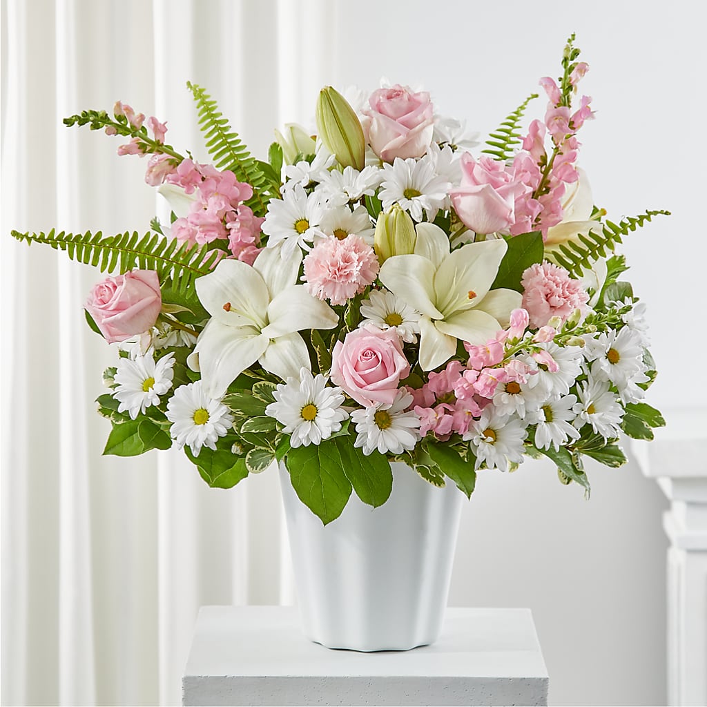 Soft Touch Tabletop Basket – Windsor Florist Inc., The, New York NY