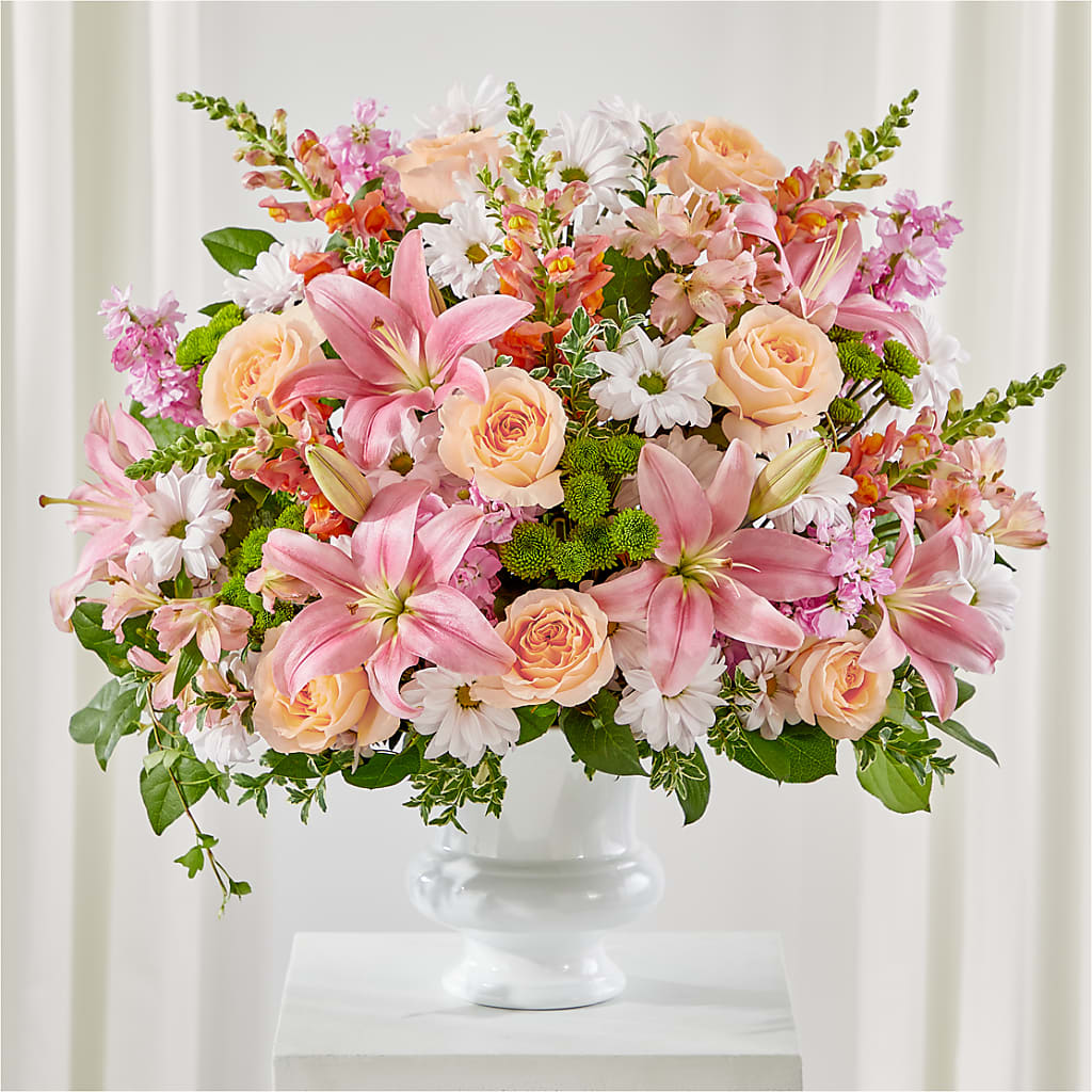 Heartfelt Gesture Urn Arrangement – Windsor Florist Inc., The, New York NY