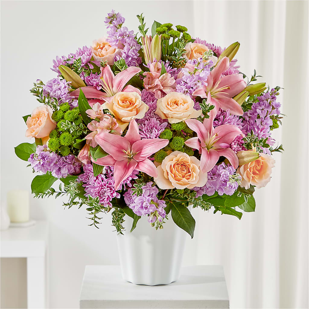 Supportive Embrace Tabletop Basket – Windsor Florist Inc., The, New York NY