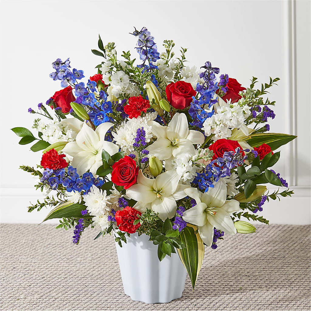 Consoled Floor Basket – Windsor Florist Inc., The, New York NY
