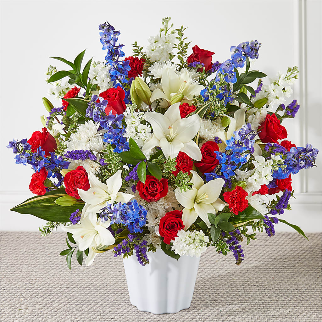 Consoled Floor Basket – Windsor Florist Inc., The, New York NY