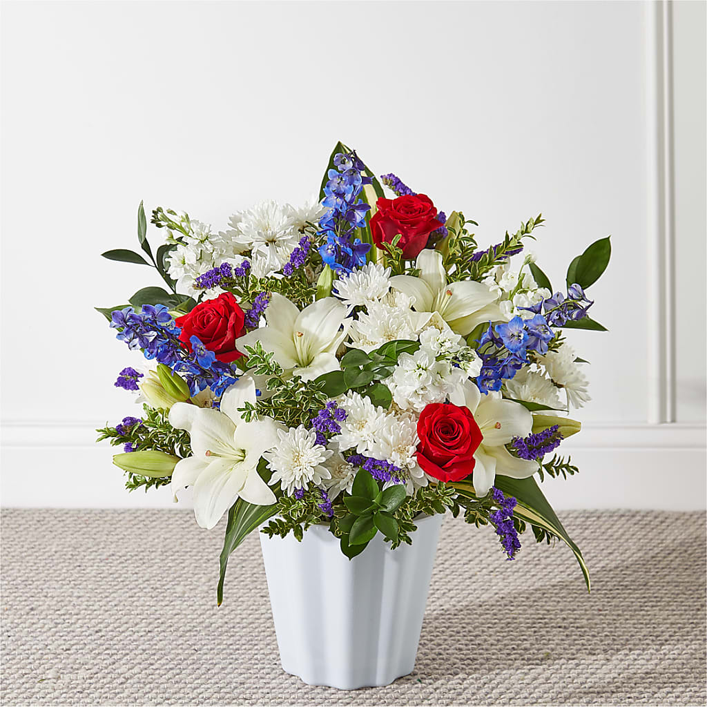 Consoled Floor Basket – Windsor Florist Inc., The, New York NY