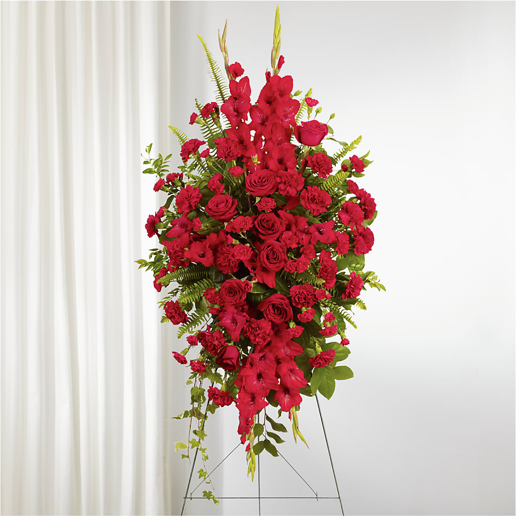 From the Heart Standing Spray – Windsor Florist Inc., The, New York NY