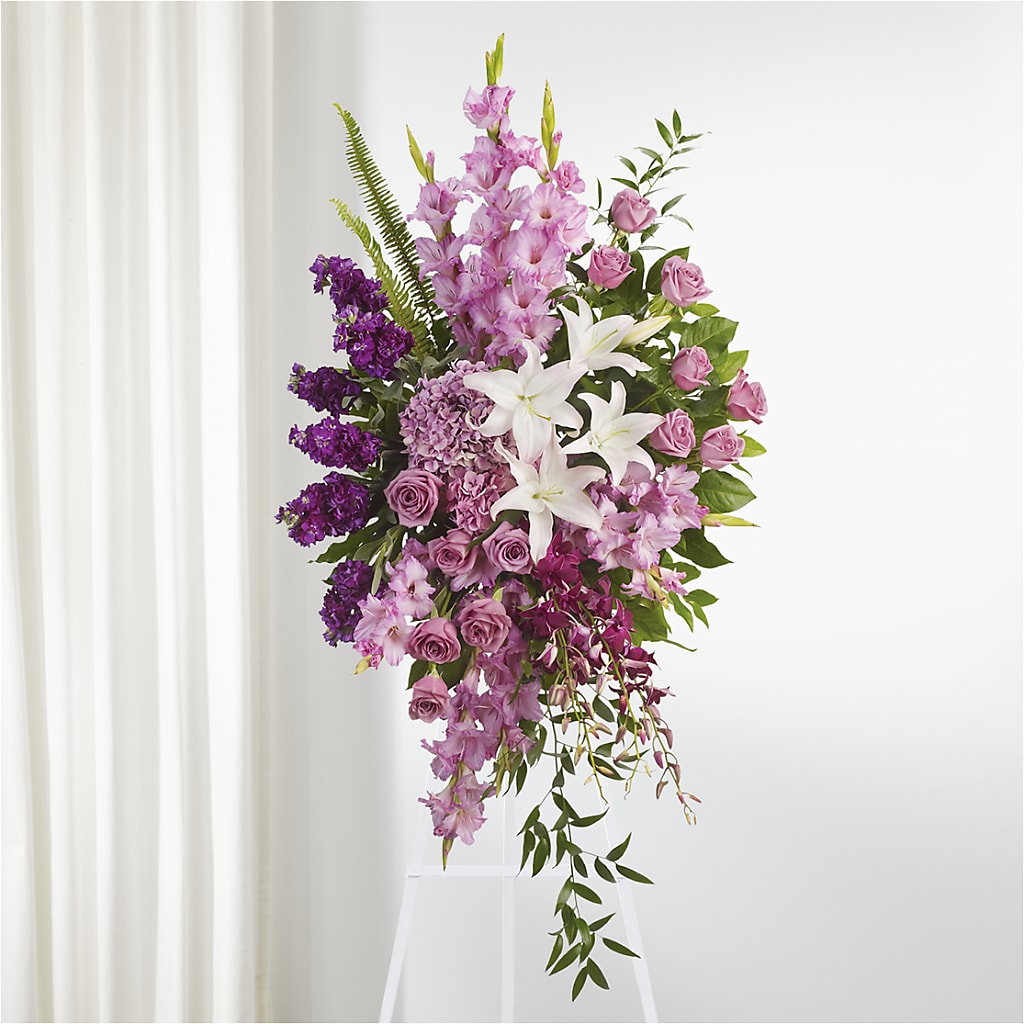 Never Alone Standing Spray – Windsor Florist Inc., The, New York NY