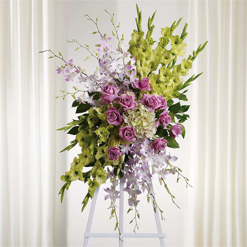 Lasting Legacy Standing Spray – Windsor Florist Inc., The, New York NY