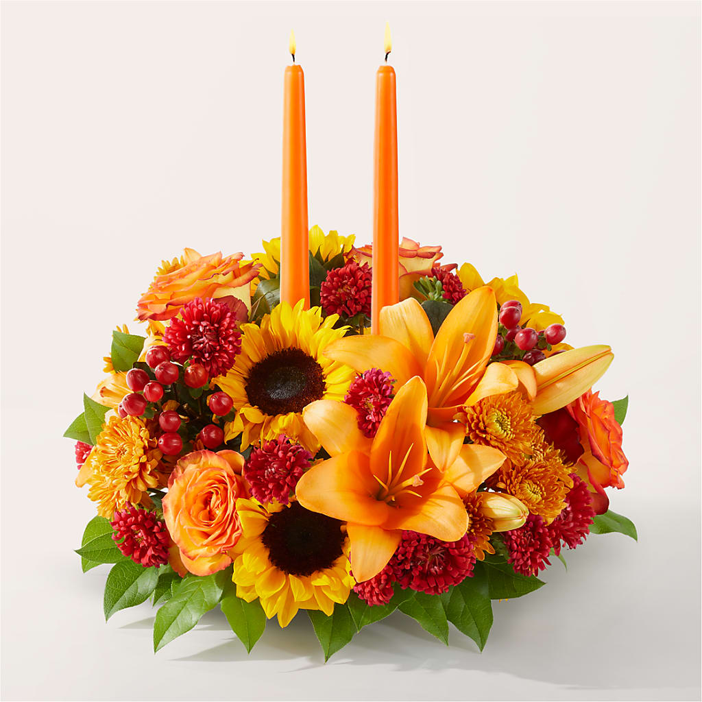 Grateful Centerpiece – Windsor Florist Inc., The, New York NY