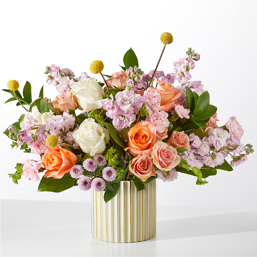 French Market Bouquet with Ivory Vase – Windsor Florist Inc., The, New York NY