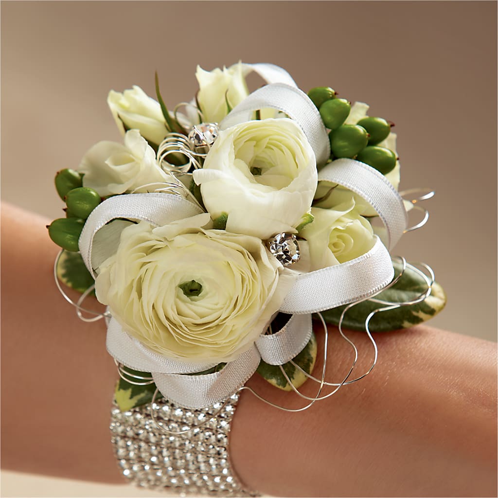 White Wedding Corsage – Windsor Florist Inc., The, New York NY