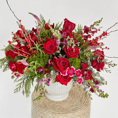 Big Red Bow Bouquet –  Windsor Florist Inc., The, New York NY