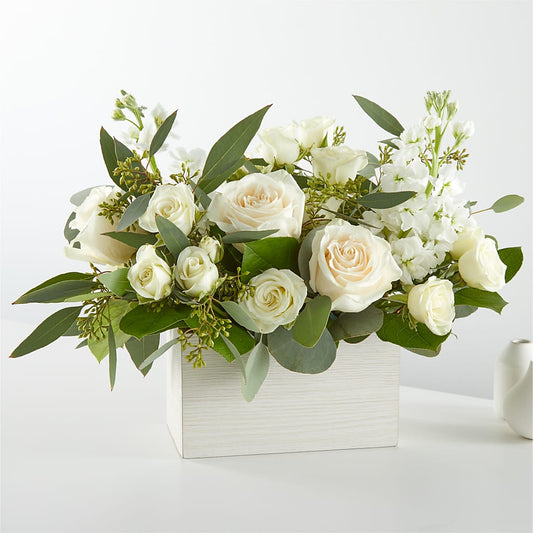Fresh Linen Box Bouquet –  Windsor Florist Inc., The, New York NY