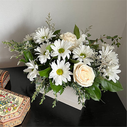 Fresh Linen Box Bouquet –  Windsor Florist Inc., The, New York NY