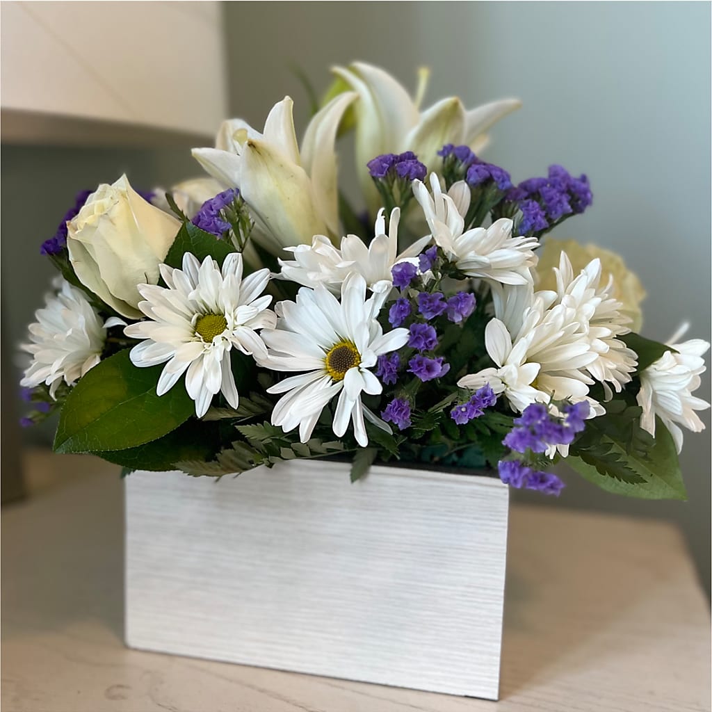 Beyond Blue Box Bouquet –  Windsor Florist Inc., The, New York NY
