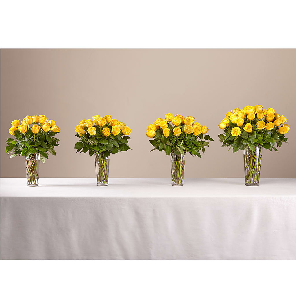 Long Stem Yellow Rose Bouquet –  Windsor Florist Inc., The, New York NY
