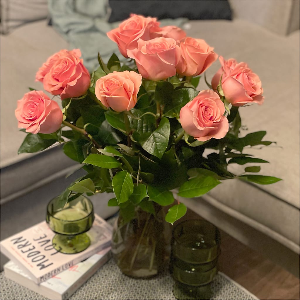 Long Stem Pink Rose Bouquet –  Windsor Florist Inc., The, New York NY