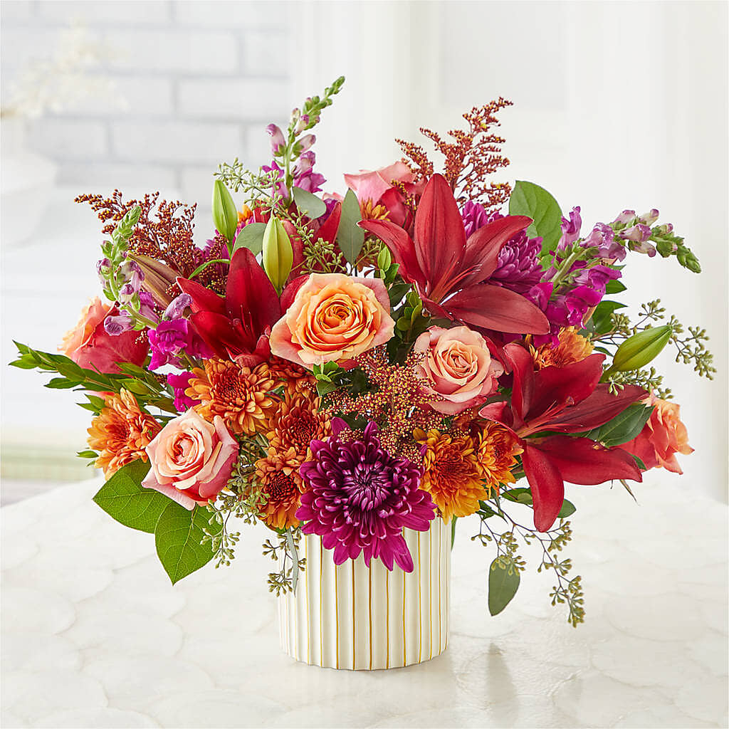 Burgundy Landscape Bouquet –  Windsor Florist Inc., The, New York NY