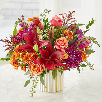 Burgundy Landscape Bouquet –  Windsor Florist Inc., The, New York NY