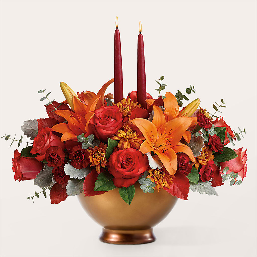Fruits of Fall Centerpiece –  Windsor Florist Inc., The, New York NY