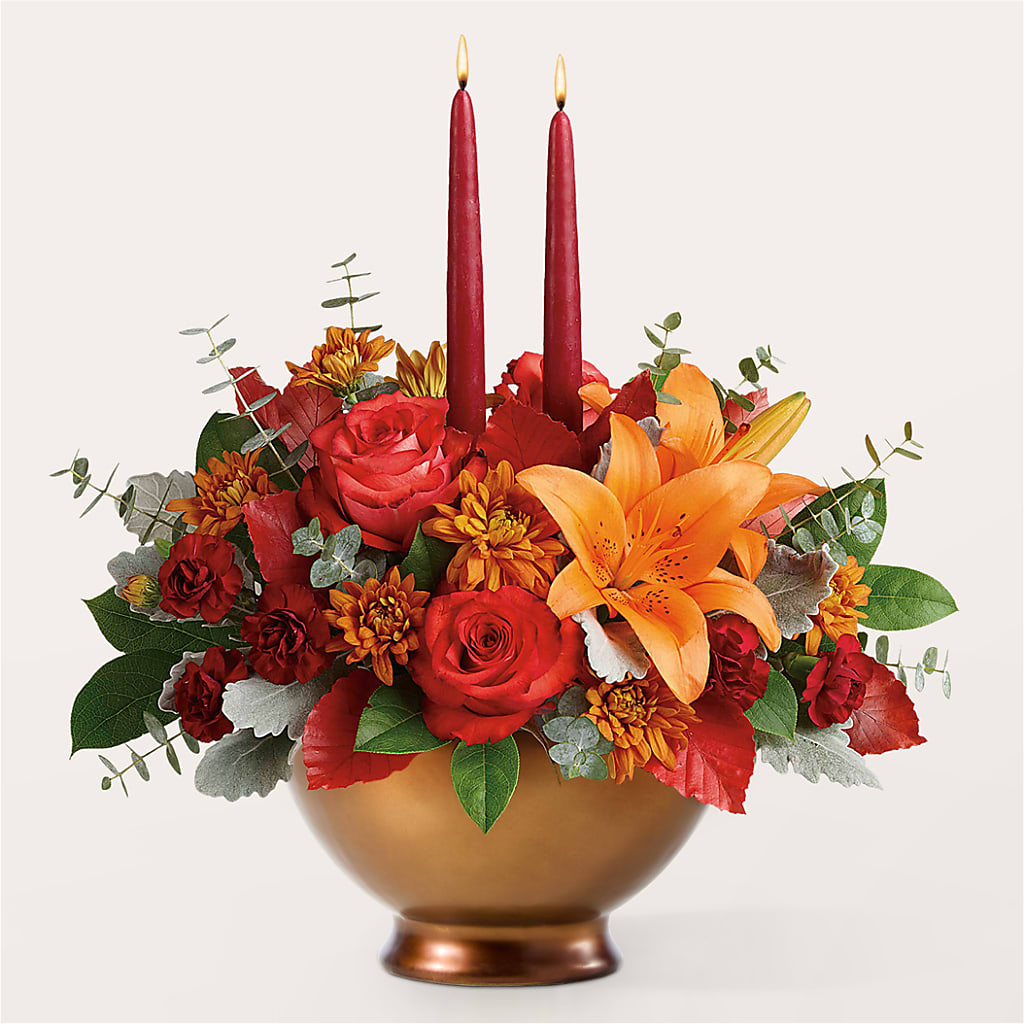 Fruits of Fall Centerpiece –  Windsor Florist Inc., The, New York NY