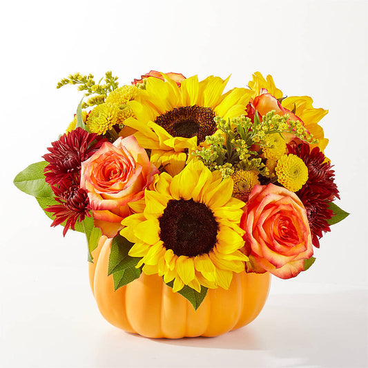 Golden Gourd Pumpkin Bouquet –  Windsor Florist Inc., The, New York NY