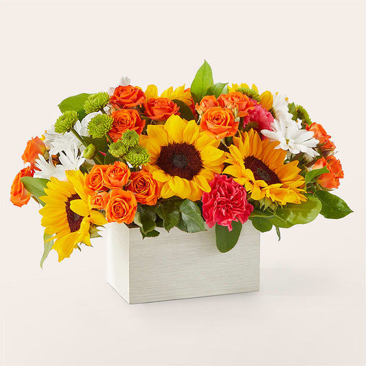 Sun-drenched Blooms Box Bouquet –  Windsor Florist Inc., The, New York NY