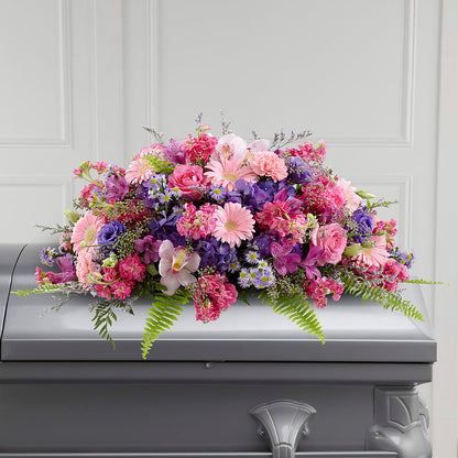 Glorious Garden Casket Spray –  Windsor Florist Inc., The, New York NY